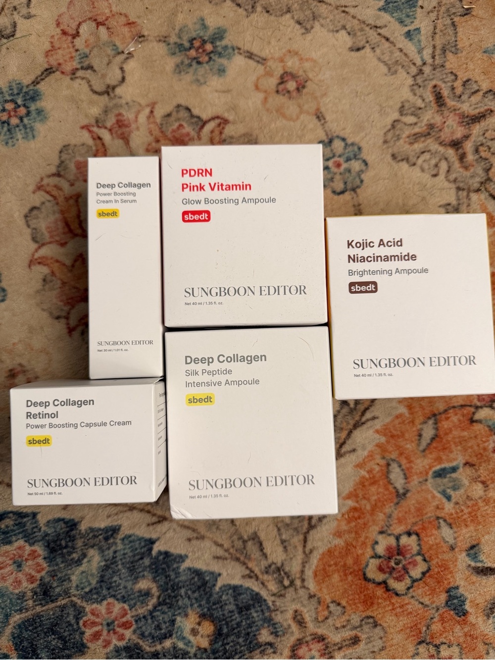 Sungboon Editor - skincare set